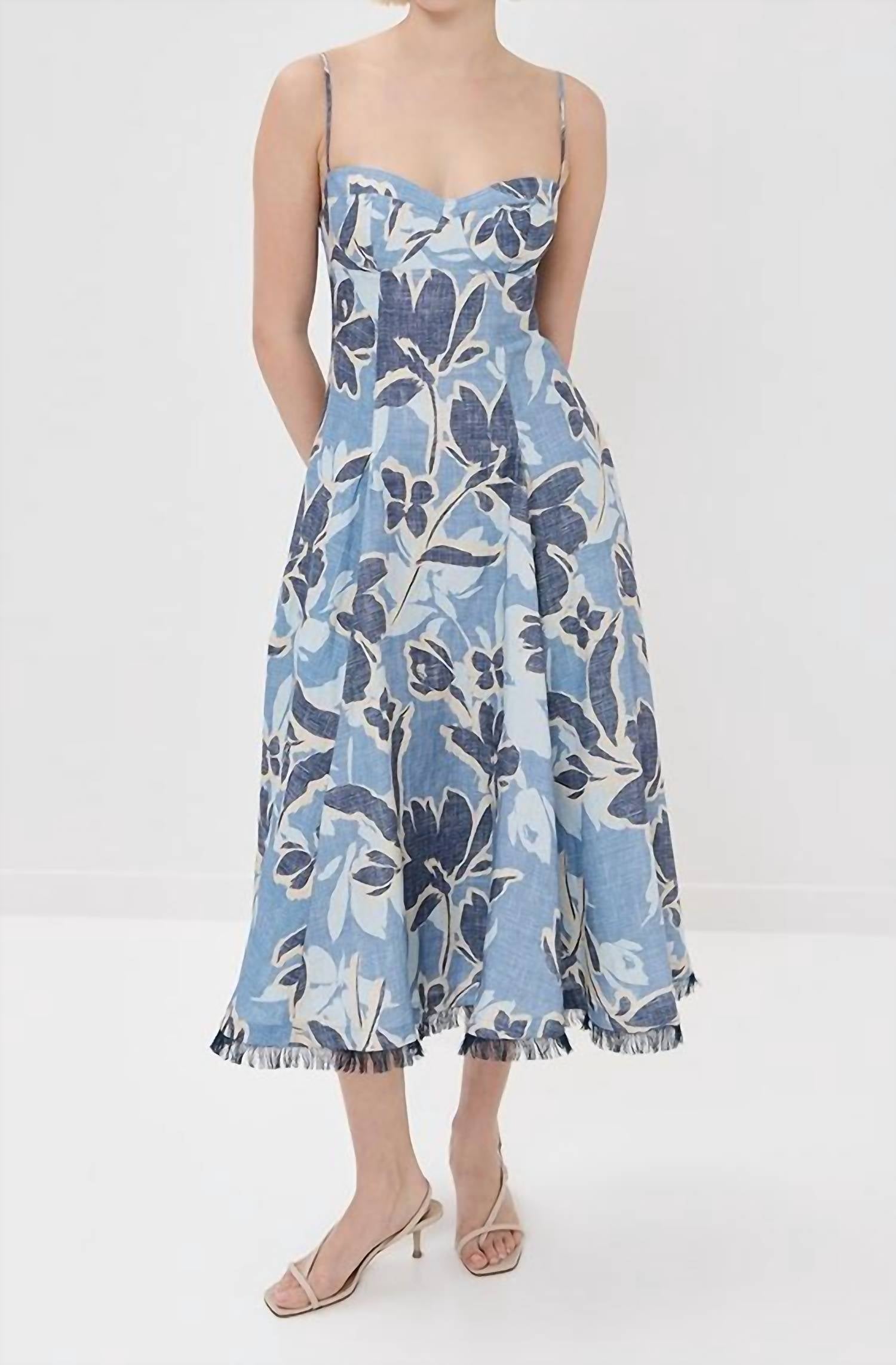 Jonathan Simkhai - Analise Bustier Midi Dress