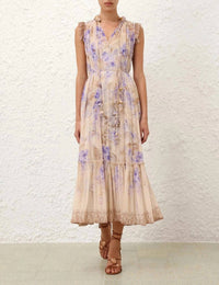 Zimmermann - Dawning Flutter Dress