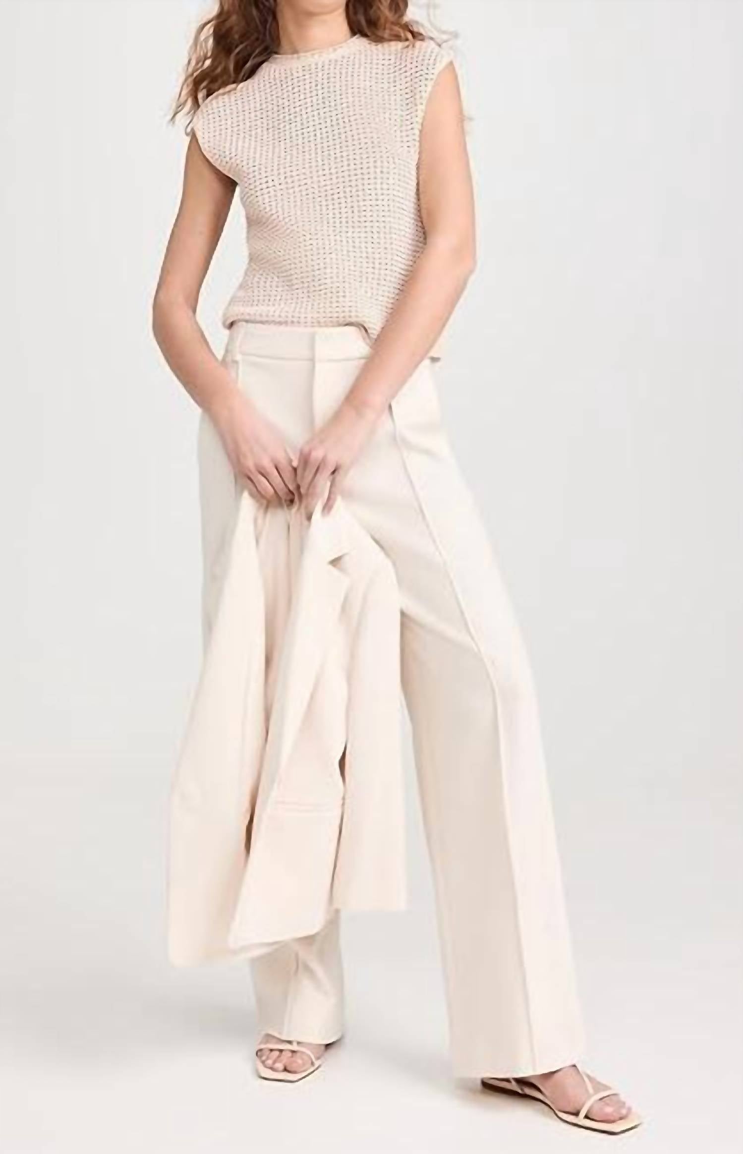 Vince - Mesh Stitch Crew Top