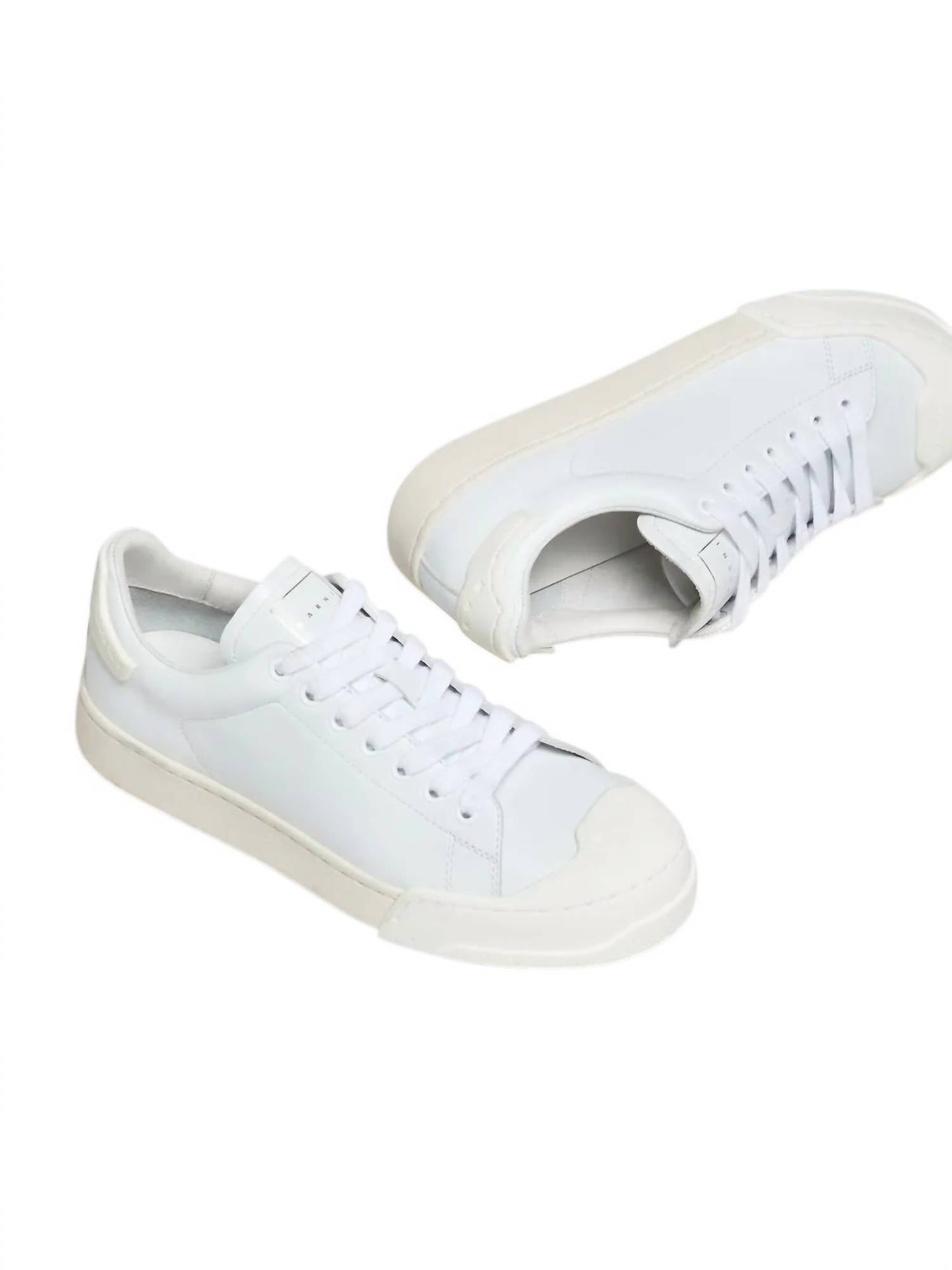MARNI Men's Dada Bumper Low-top Sneakers in lily white - men's sneaker - alternate view