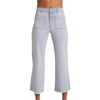 Bella Dahl - Sarah Frayed Hem Wide Leg Crop Pants