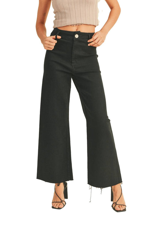 Miou Muse - Wide Leg Denim Pants