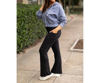 Julia Rose - Addison Fold Over Bootcut Leggings