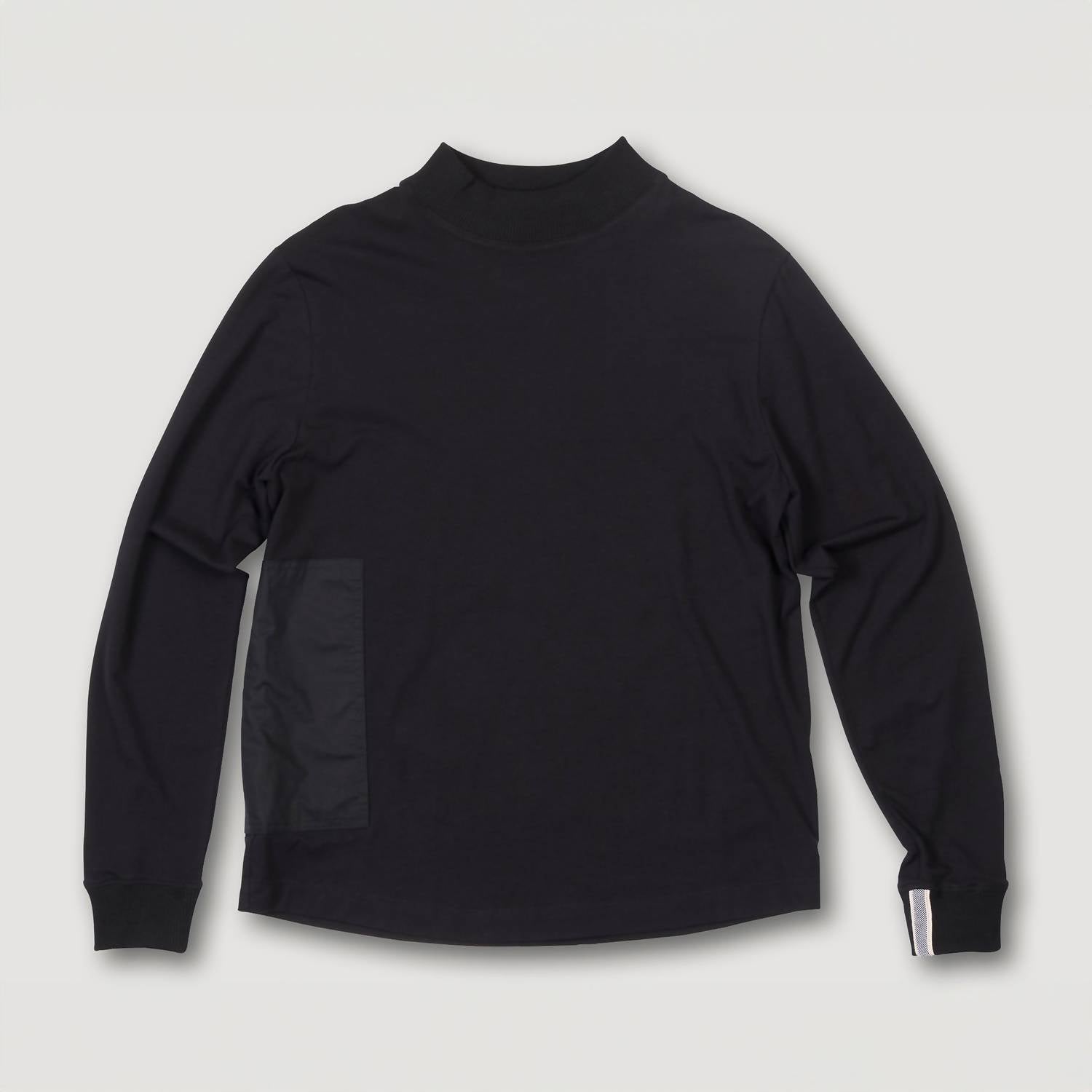 Articl3 - Men Mock Long Sleeve Polo