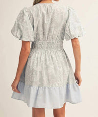Jodifl - Coastal Calm Tiered Dress
