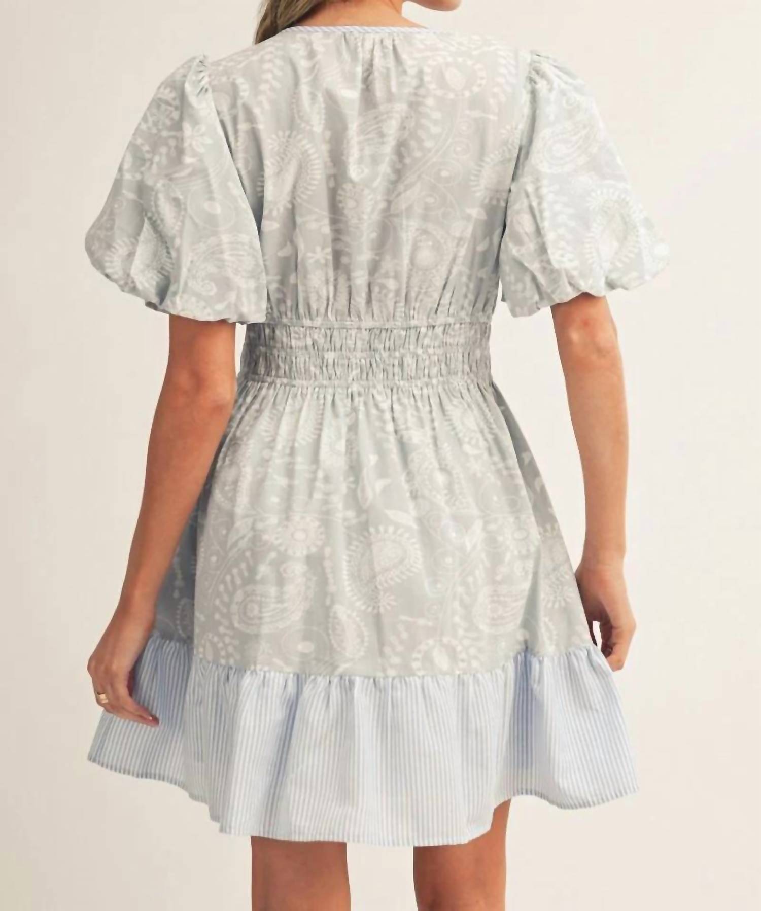 Jodifl - Coastal Calm Tiered Dress