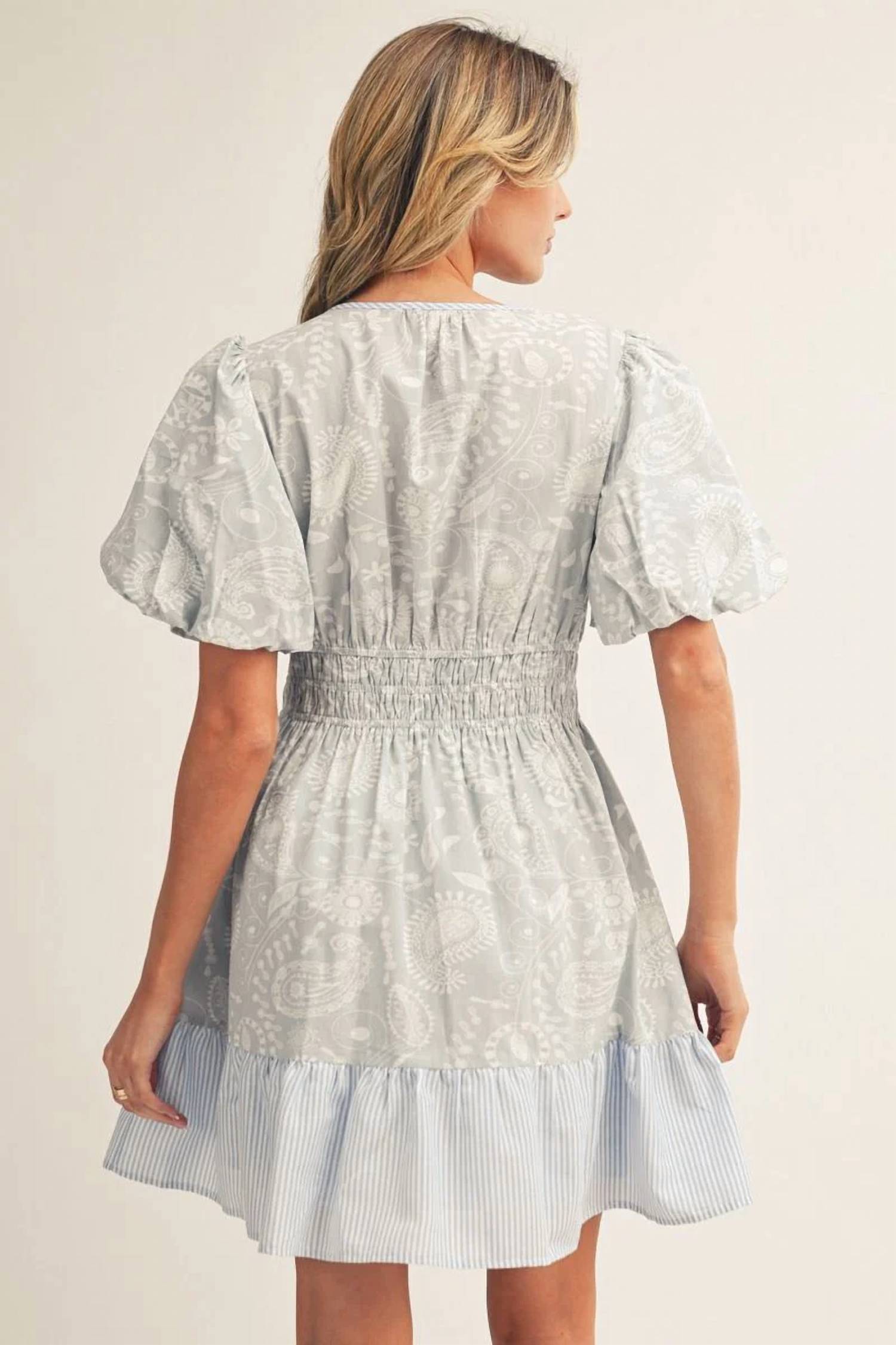 Jodifl - Coastal Calm Tiered Dress