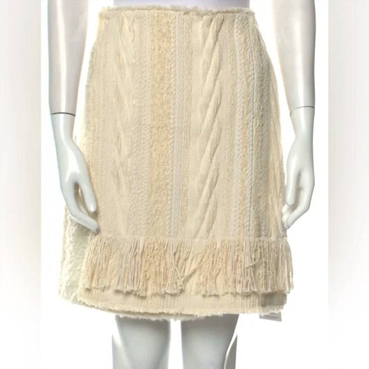 Beatrice .B - Fringe Mini Skirt
