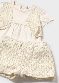 Mayoral - Kid's Lace Top And Pants Set