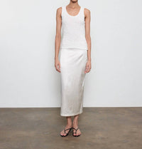 Enza Costa - Lustre Column Skirt