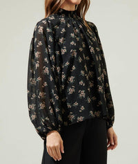 Sugarlips - Balloon Sleeve Blouse