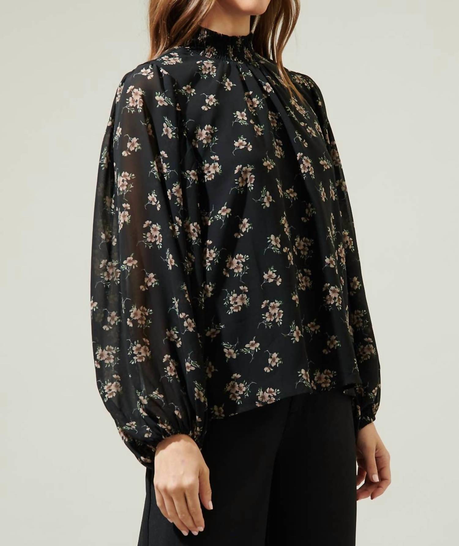 Sugarlips - Balloon Sleeve Blouse