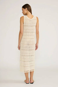Lucy Paris - Crochet Midi Dress