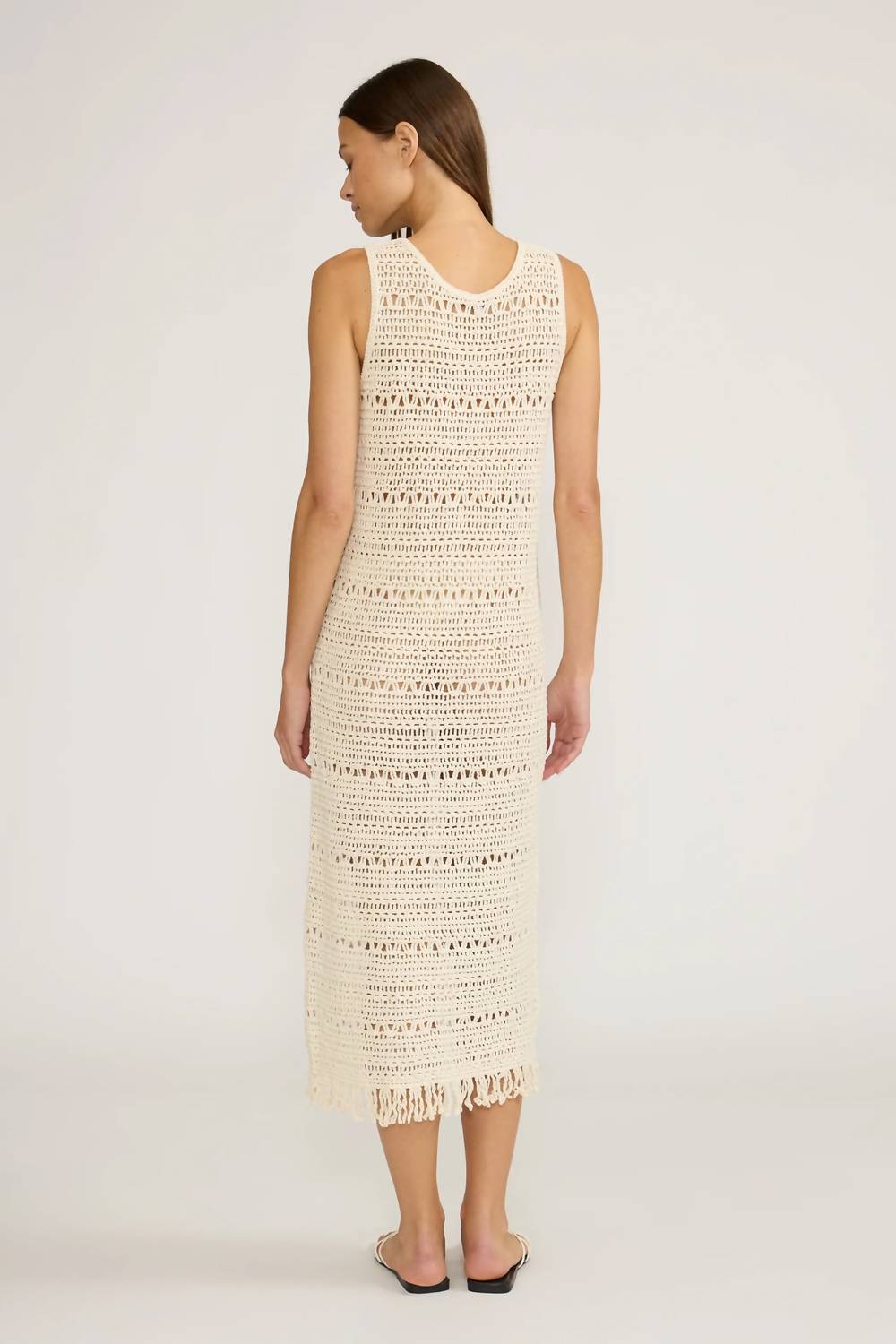 Lucy Paris - Crochet Midi Dress