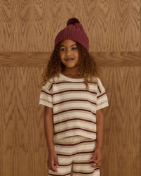 Rylee + Cru - Kid's Boxy Crop Knit Tee