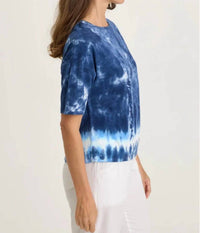 Xcvi - Lino Jersey Boatneck Tee