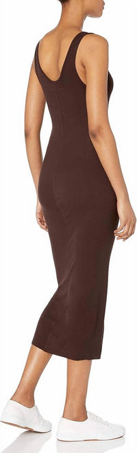 Enza Costa - SILK KNIT TANK MIDI DRESS