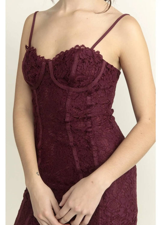 Storia - Lace Bustier Dress