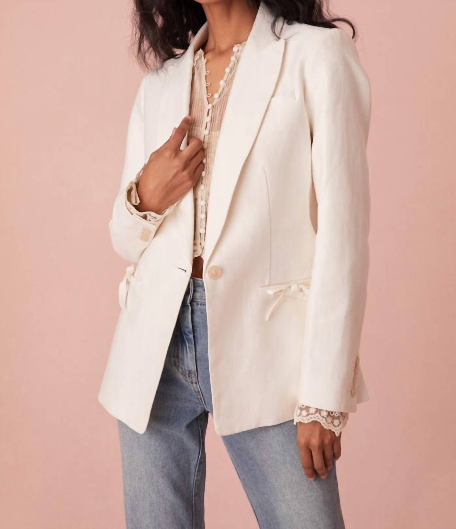 Loveshackfancy - Lamia Tailored Suit Jacket