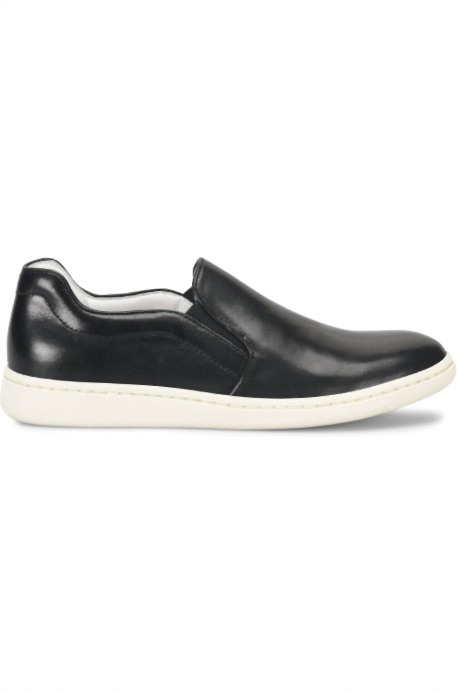 Sofft Women's Roxie Modern Low-profile Sneaker in black - women's sneaker - detail view