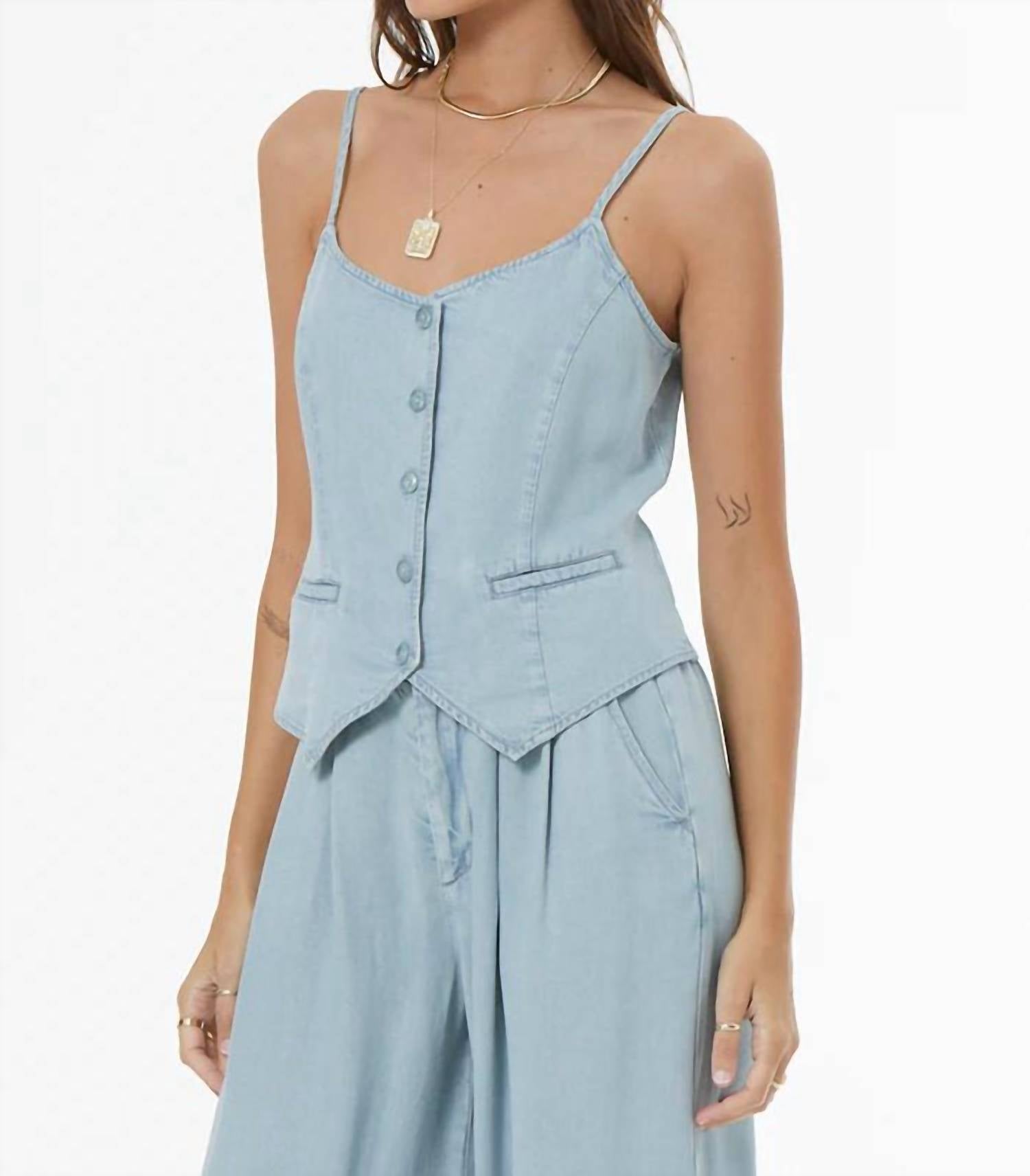 Young Fabulous & Broke - Tate Denim Vest