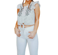 She + Sky - Talk flirty to me Crop Top