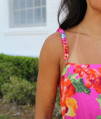 Skies Are Blue - Braided Strap Maxi Dress