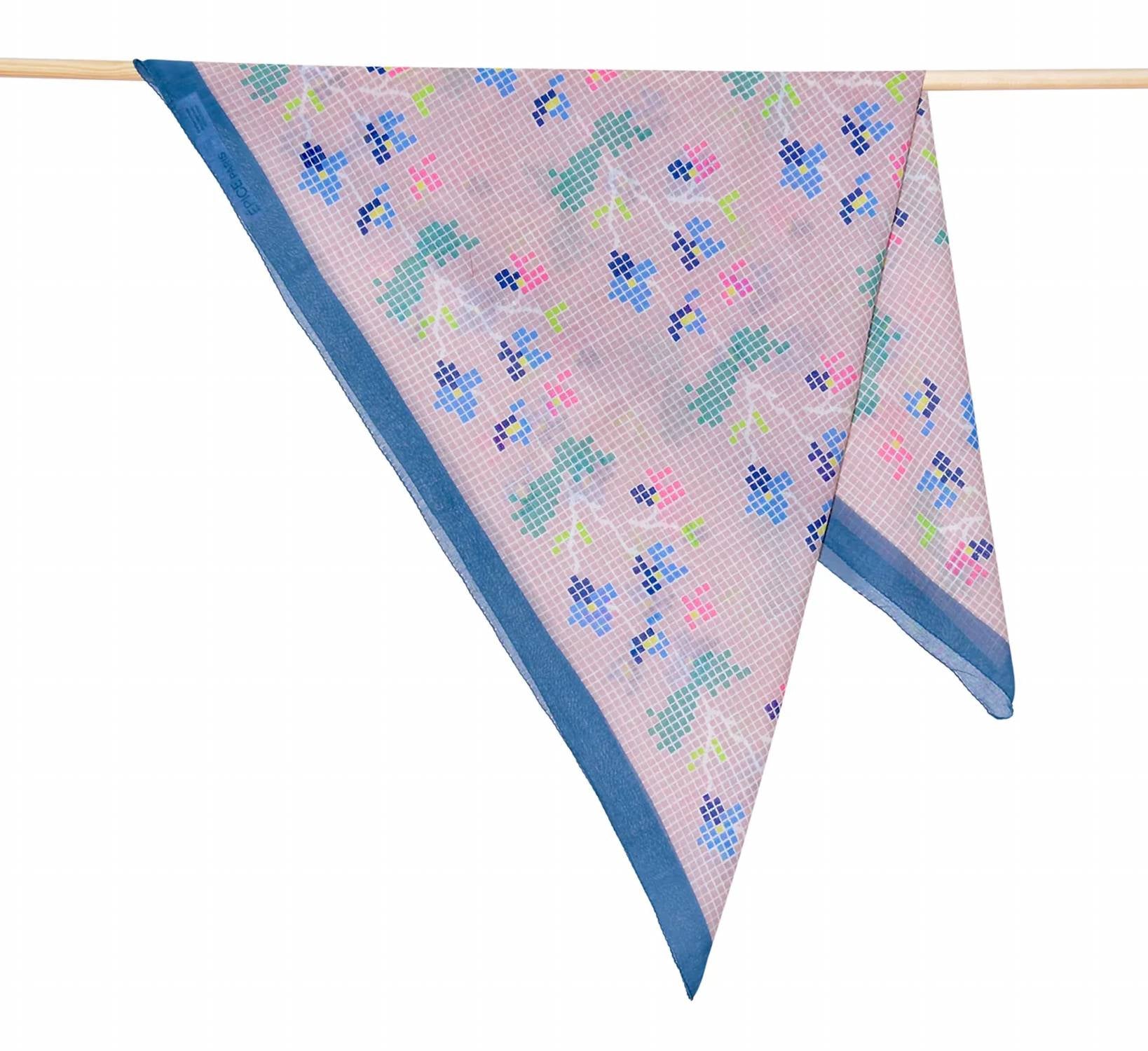 Epice - Women's Needlepoint Flower Scarf