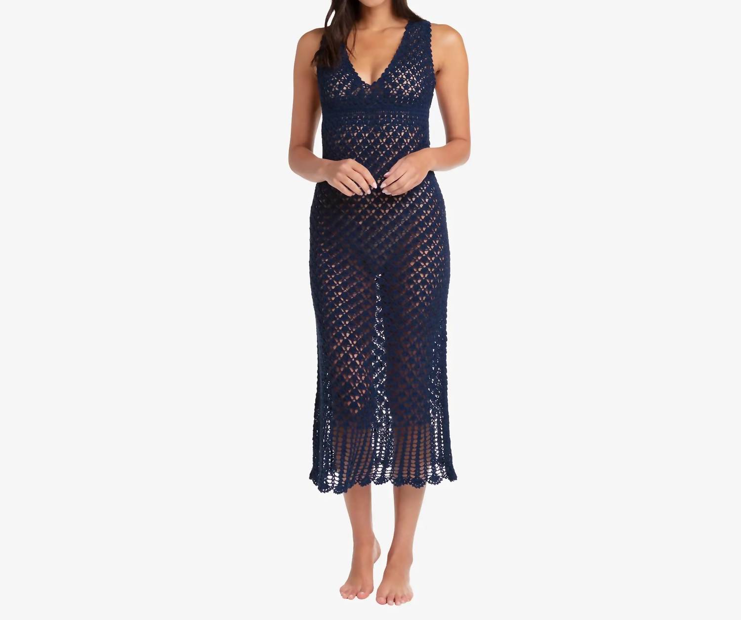 Helen Jon - Claudia Crochet Midi Dress
