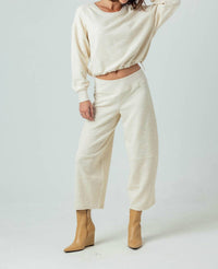 sundays Audelia Boucle Pants in coconut milk - women's pants