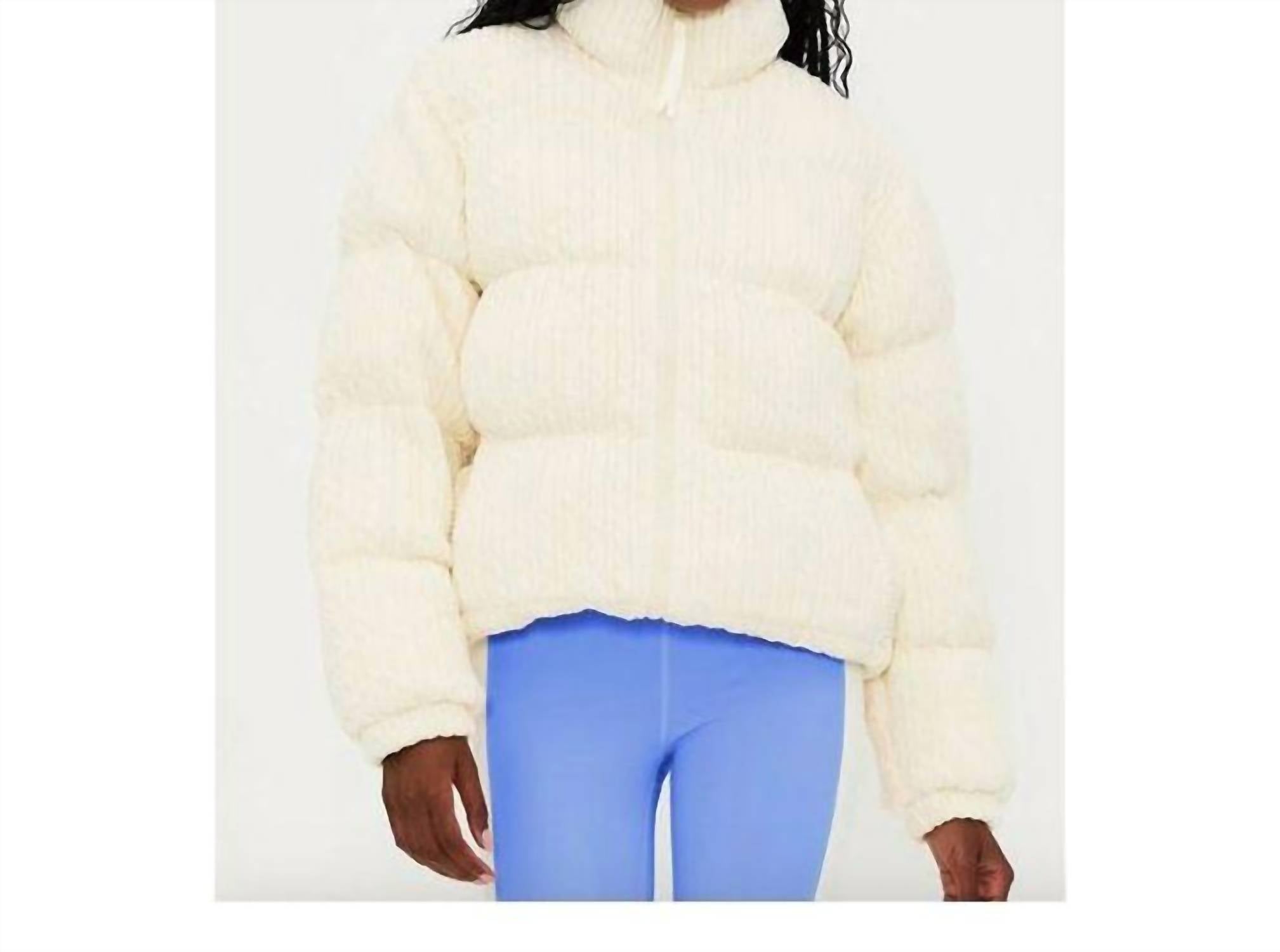 Beach Riot - Jojo Cable Puffer Jacket