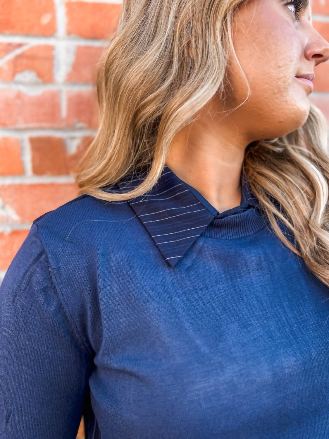 Current Air - Illusion Crisp Collared Sweatshirt