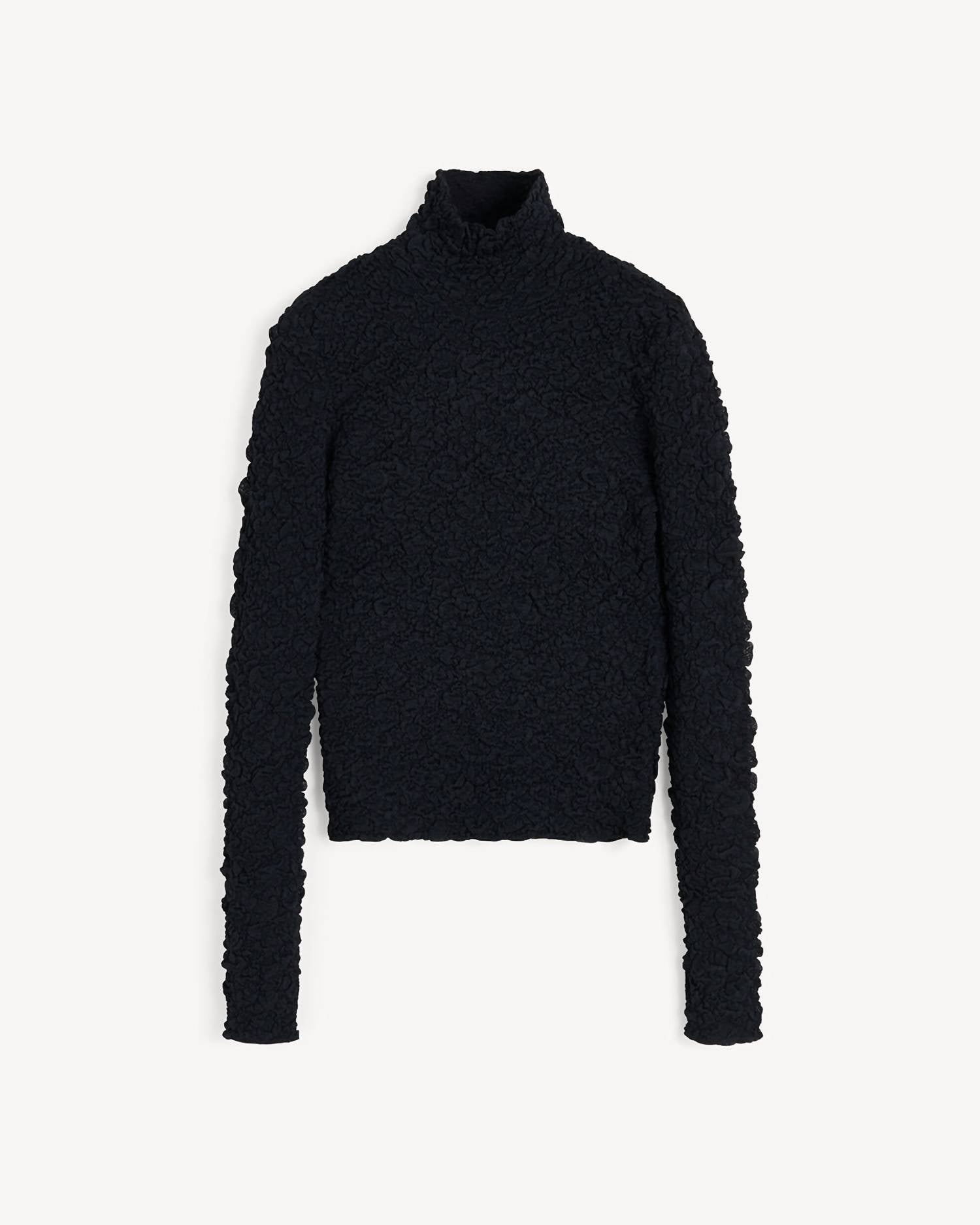 BY MALENE BIRGER Aura Turtleneck Blouse in black - women's blouse - view 4