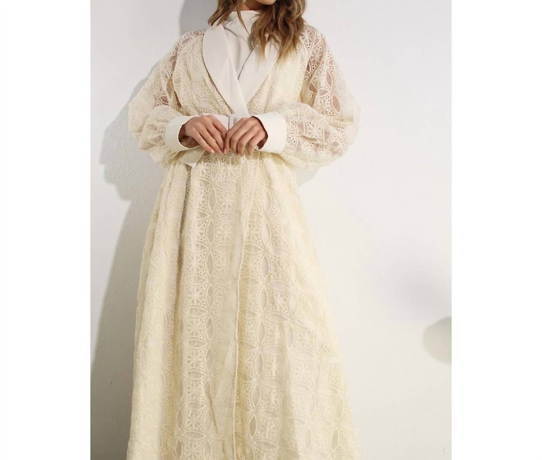 Mulla - Crochet Lace Jacket Dress