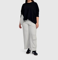 ALEMBIKA Urban Cleo Cargo Pants in ice - women's pants - view 4
