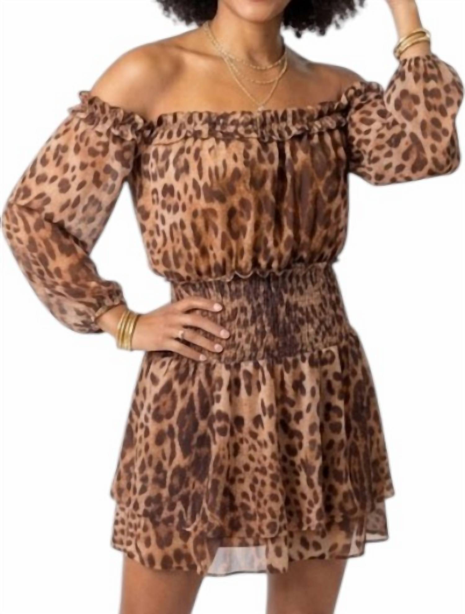 Ocean Drive - Chiffon Smocked Waistband Dress
