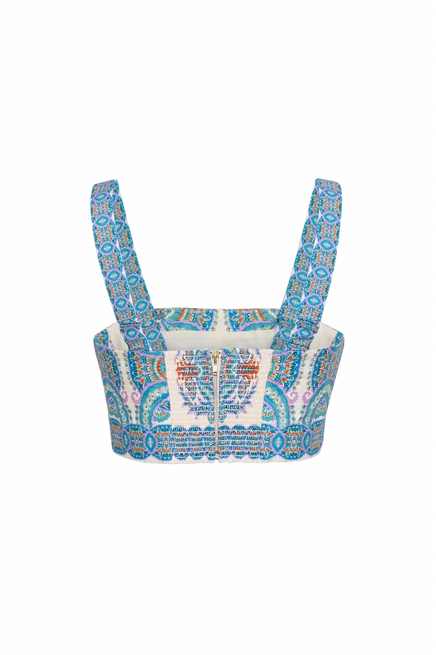 Cara Cara - Helena Square Neck Crop Top