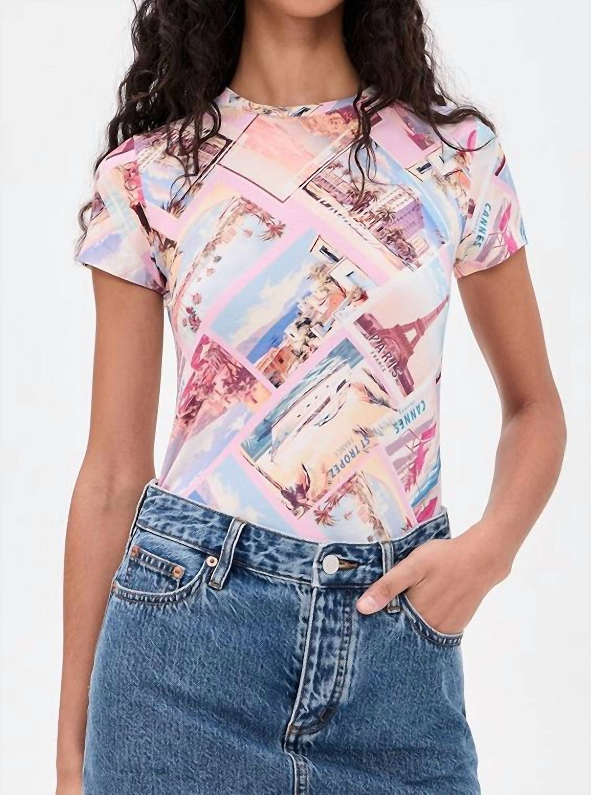 L'Agence - Ressi Short Sleeve Crew Tee