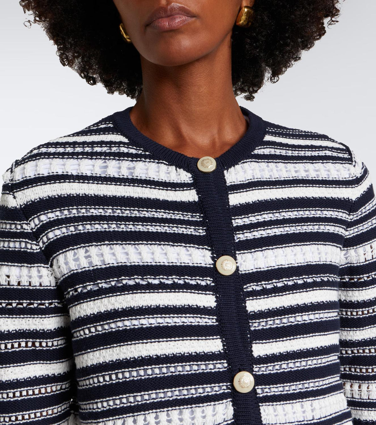 Veronica Beard - Bellingham Striped Cardigan