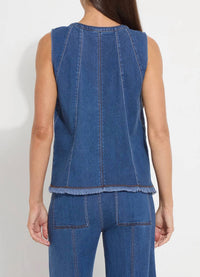 Lysse - Irabella Fringed Denim Top