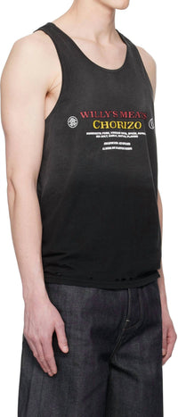 Willy Chavarria - Chorizo Destroyed Tank Top
