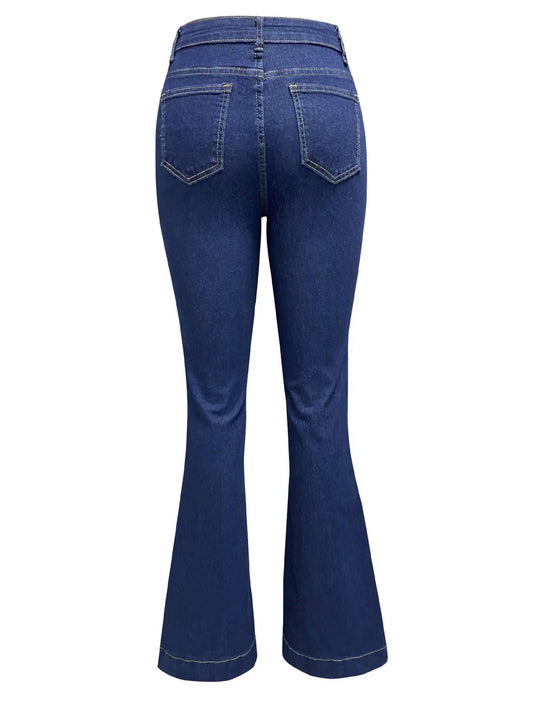 Wholesalesir - Jetta High Waisted Button Down Jeans