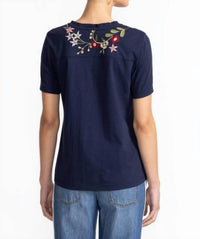 Johnny Was - Nicolette V‑neck Short Sleeve Tee - Plus