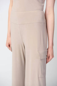 Joseph Ribkoff - Selene Silky Knit Wide-leg Cargo Pants