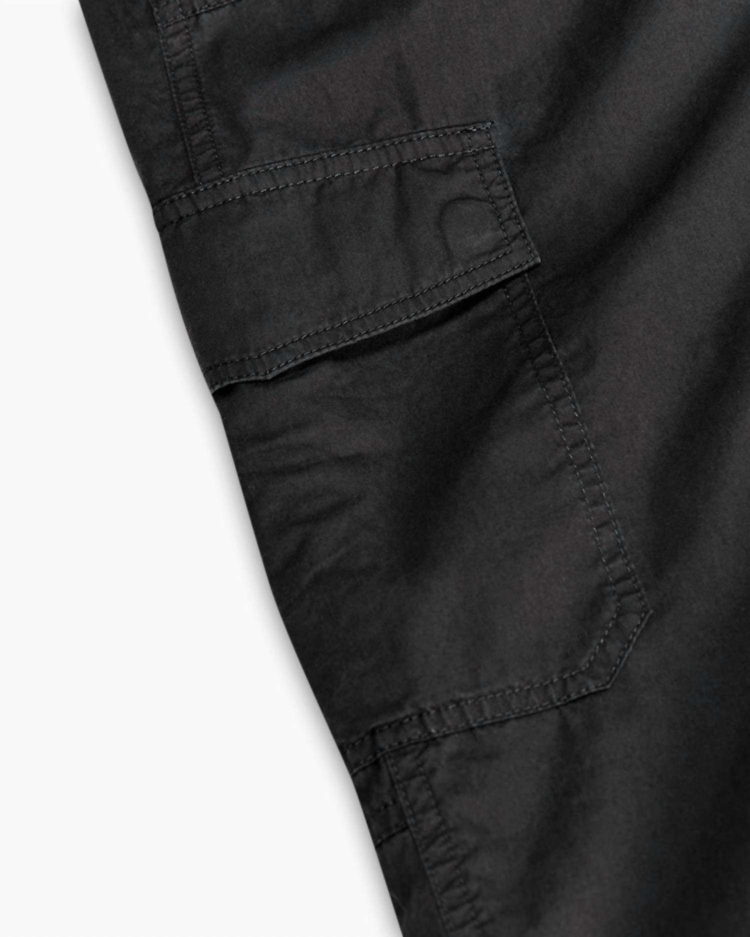 ATM Cotton Poplin Cargo Pant in black - women's pants - view 5
