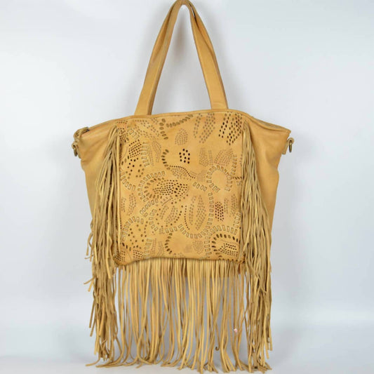 Studio Caleidoscope - Women's Airo Fringe Tote Bag