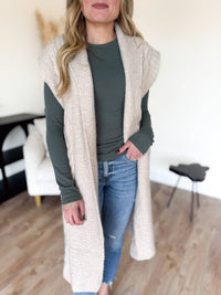 Sage The Label - Luisa Long Sleeveless Cardigan
