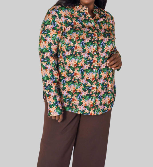 Vince - Wild Primrose Slim Fitted Blouse - Plus