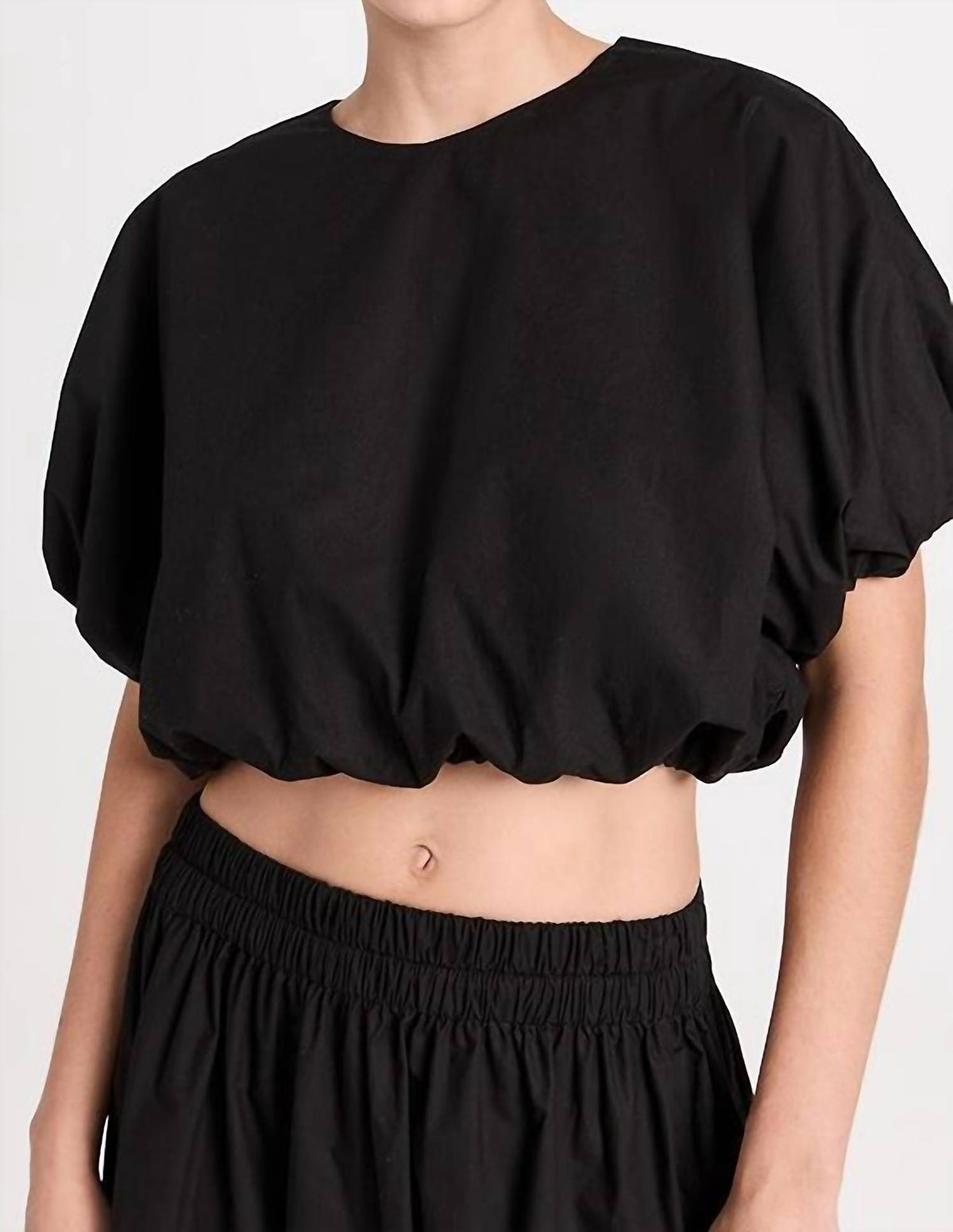 Mikoh - Pre-loved Opihi Bubble Sleeve Crop Top