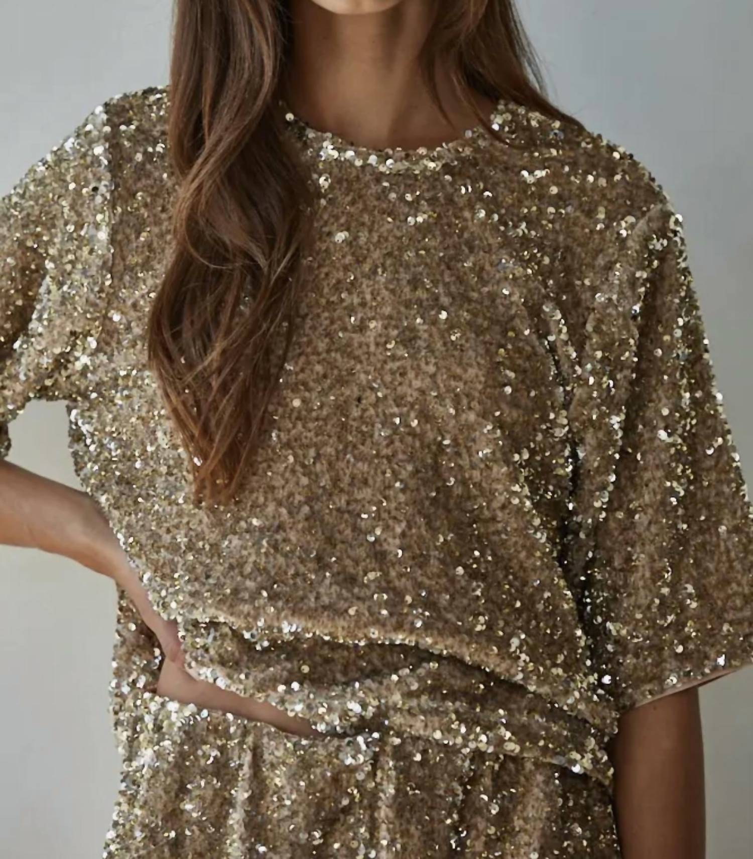 By Together - Sequin Tunic Shirt